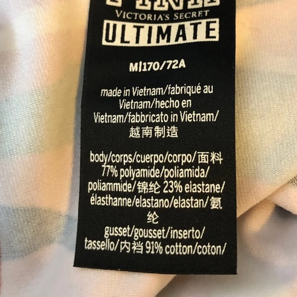 VS PINK Ultimate Pink Camouflage Legging Med - Picture 6 of 9